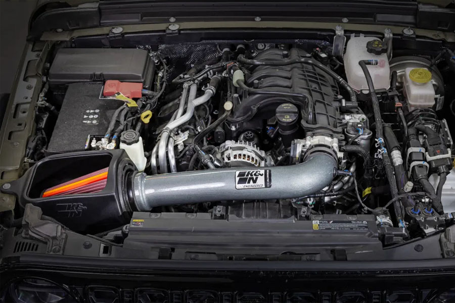 K&N Filters NextGen Aluminum Cold Air Intake - JL/JT 3.6L
