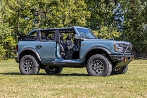 Rough Country Safari Bar Kit OE Modular Steel Bumper 3in OSRAM Angle Wide Series    - Bronco 2021+