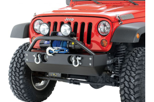 Rock Hard 4x4 Patriot Series Aluminum Front Bumper w/Fog Light Cutouts - JK