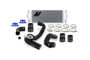 Mishimoto 2.7 L Stock Location Int Kit Micro Wrinkle Black Pipes, Silver Cooler - Bronco 2021+