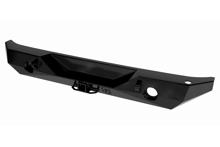 Icon Vehicle Dynamics Pro Series 2 Rear Bumper w/ Hitch and Tabs - JK 