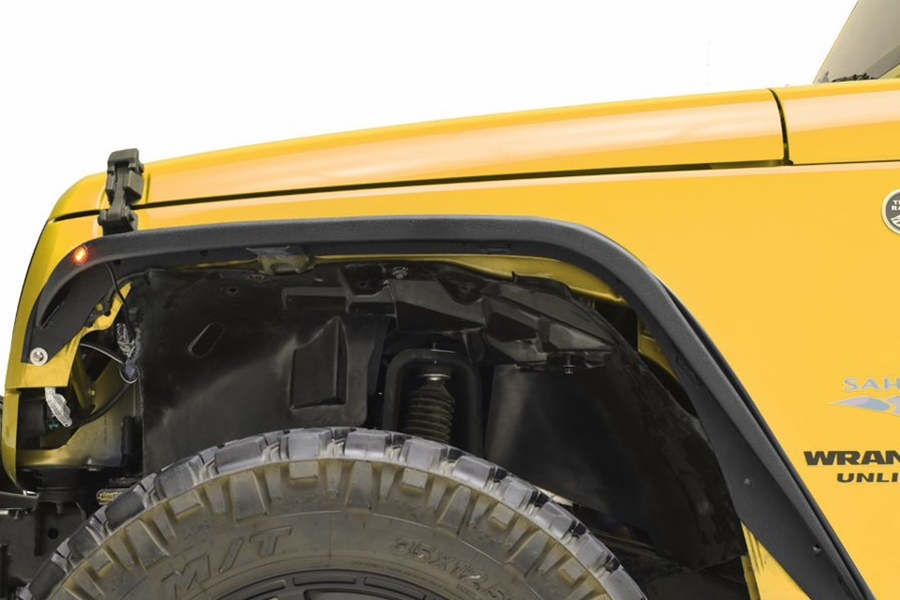 Paramount R-5 Canyon Offroad Fenders, 5.5in Width, Front w/LEDs - JK