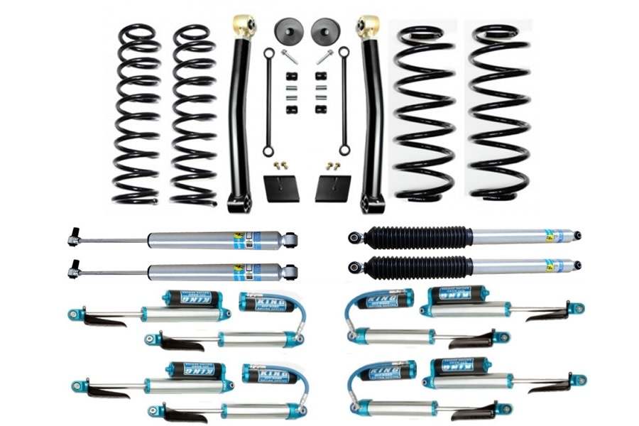Evo Manufacturing HD 2.5in Enforcer Stage 2 Lift Kit w/ Shock Options - JL