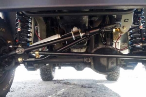 Clayton Adjustable Front Trackbar  - TJ/LJ/XJ/ZJ