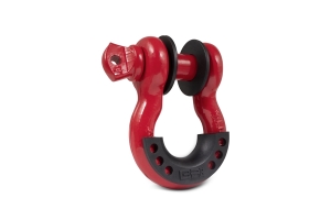 Body Armor 3/4in Red D-Ring w/ Black Isolator - Single