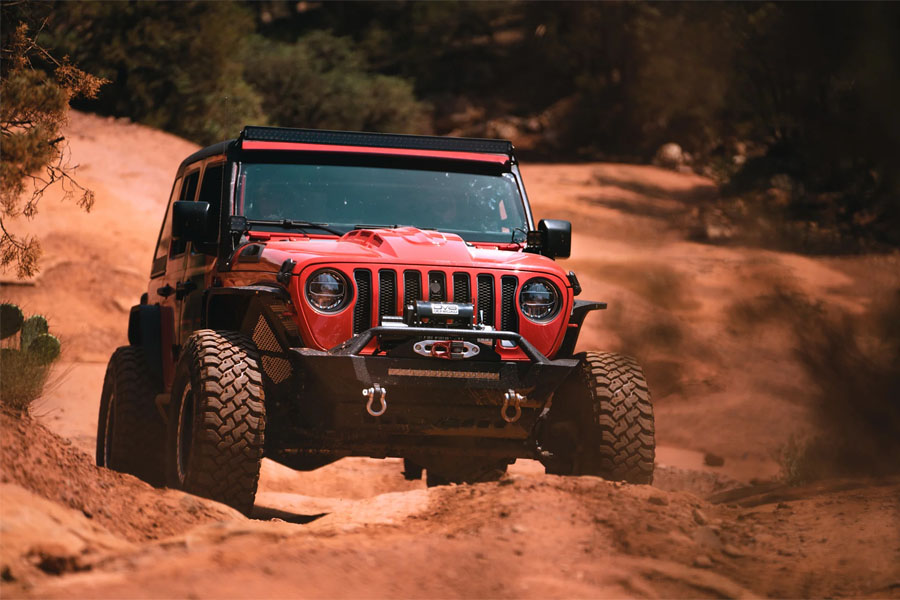 DV8 Offroad LED Headlights - Chrome - JT/JL