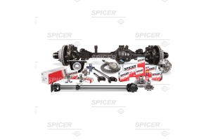 Dana Spicer 1350 Series Dana 35 AdvanTEK Rear Drive Shaft Assembly Kit, w/o T-Case Yoke - JL