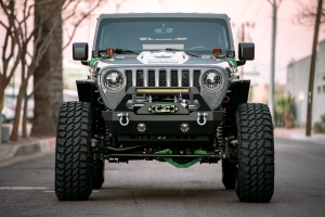 DV8 Offroad LED Headlights - Black - JT/JL