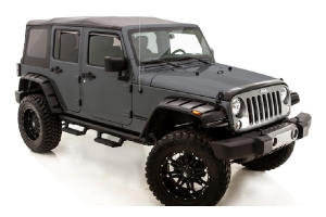 Lund Rx-Rivet Style Smooth Fender Flares - 4pc, Black - TJ
