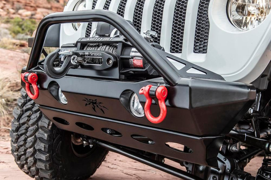 Poison Spyder Crawler Front Bumper - Black - JL/JT