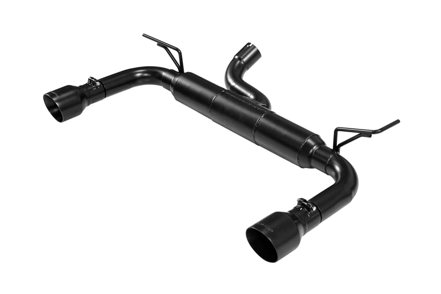 Flowmaster Outlaw Axle-Back Exhaust System - Black - JK 2007-11 3.8L