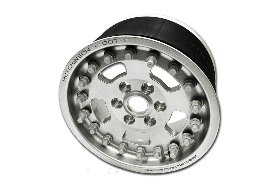 Hutchinson Rock Monster Beadlock Wheel 17x85 6x55 10mm Offset Silver