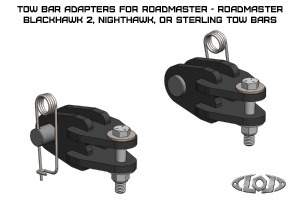 LOD Tow Bar Adapters for Roadmaster - Roadmaster Blackhawk 2, Nighthawk, or Sterling Tow Bars-Black Texture