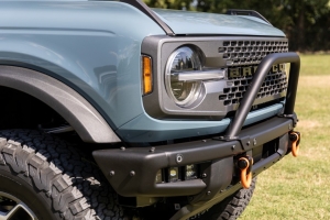Rough Country Safari Bar Kit OE Modular Steel Bumper 3in OSRAM Angle Wide Series    - Bronco 2021+
