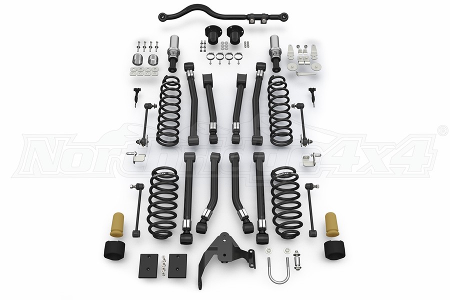 TeraFlex JK 4dr 4 Suspension System w/ 8 Alpine Short Control Arms