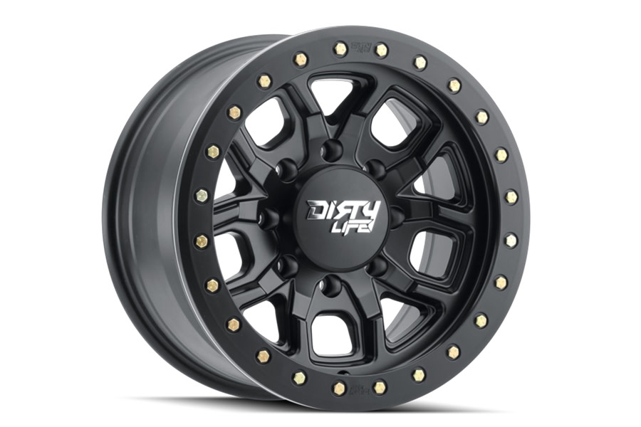 Dirty Life DT-1 9303 Series Beadlock Wheel, 17x9 8x6.5 -12mm - Matte ...