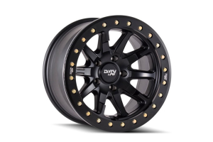 Dirty Life DT-2 Series Beadlock Wheel 20X9 5x5 Matte Black - JT/JL/JK