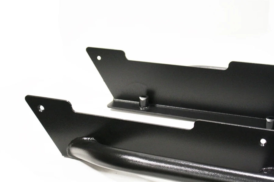 Rock Hard 4x4 Patriot Series Rocker Guards w/ Tube Sliders - Black - LJ