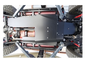 Rock Hard 4x4 Steel Complete Bellypan Skid Plate System w/ Dual Crossmembers  - JL 2Dr 2.0L