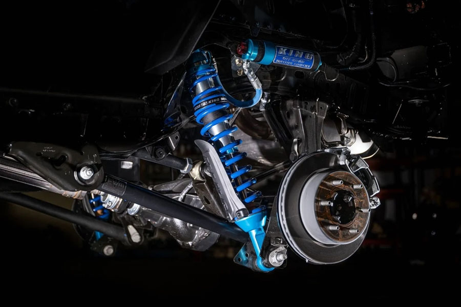 EVO Manufacturing Rear 2.5 DIA Remote Reservoir Coilover Shocks w/ Compression Adjusters - Pair - Bronco 2021+
