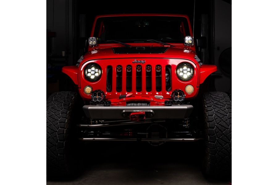 Baja Designs DOT LP6 Headlight Kit, Clear DRL - JK 