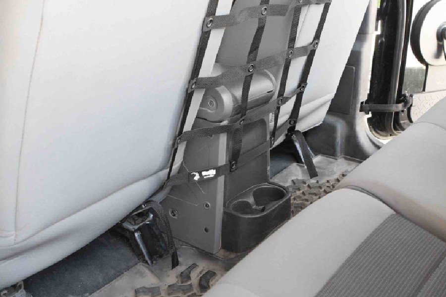 Steinjager Dog Partition - Black - JK 4dr