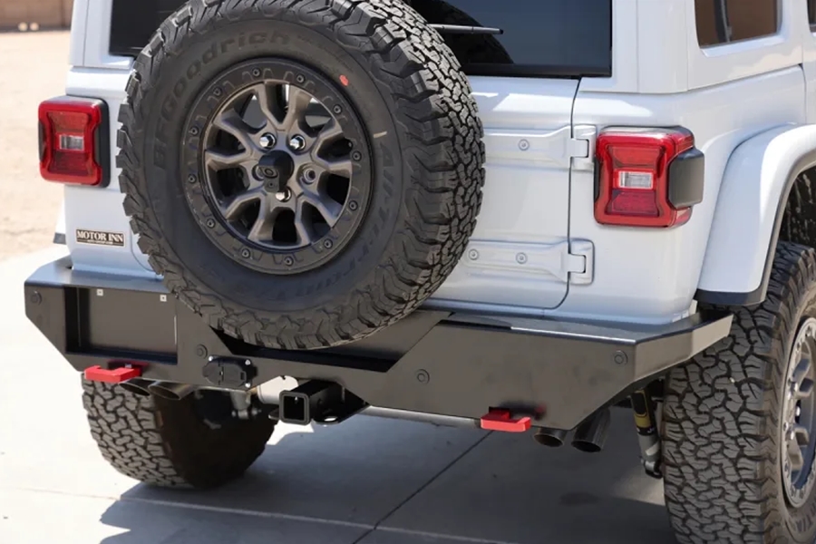 Rock Hard 4x4 Patriot Series Aluminum Rear Bumper   - JL 