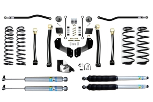 Evo Manufacturing 4.5in Enforcer Overland PLUS Stage 3 Lift Kit w/ Bilstein Shocks - JL 4Dr Diesel 