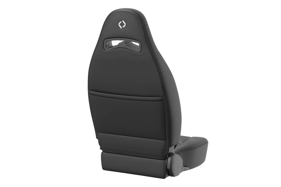 Corbeau Moab Black Vinyl Seat Pair