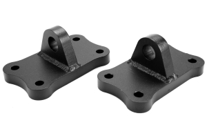 EVO Manufacturing D-Ring Mounts Front Black 1in - JT/JL/JK