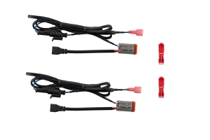 Diode Dynamics Deutsch DT Adapter Wires W/ Backlight Tap (Pair) 