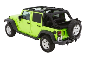 Bestop Trektop NX Glide Convertible Soft Top Black Twill  - JK 4dr