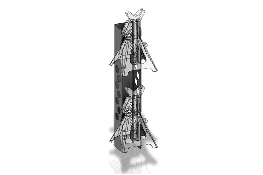 Motobilt Jackstand Wall Mount - Bare