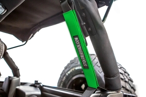 SpiderWebShade Seatbelt Silencers - Green - JK 4Dr