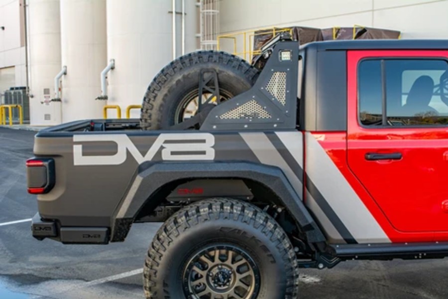 DV8 Offroad Stand Up Spare Tire Mount - JT