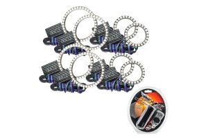 Oracle Lighting Vector Series Grill Surface Mount LED Halo Kit, White - JT/JL/JK
