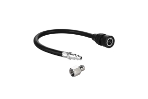 Bulldog Winch Quick Connect Adapter Hose, 12in Rubber to Style M