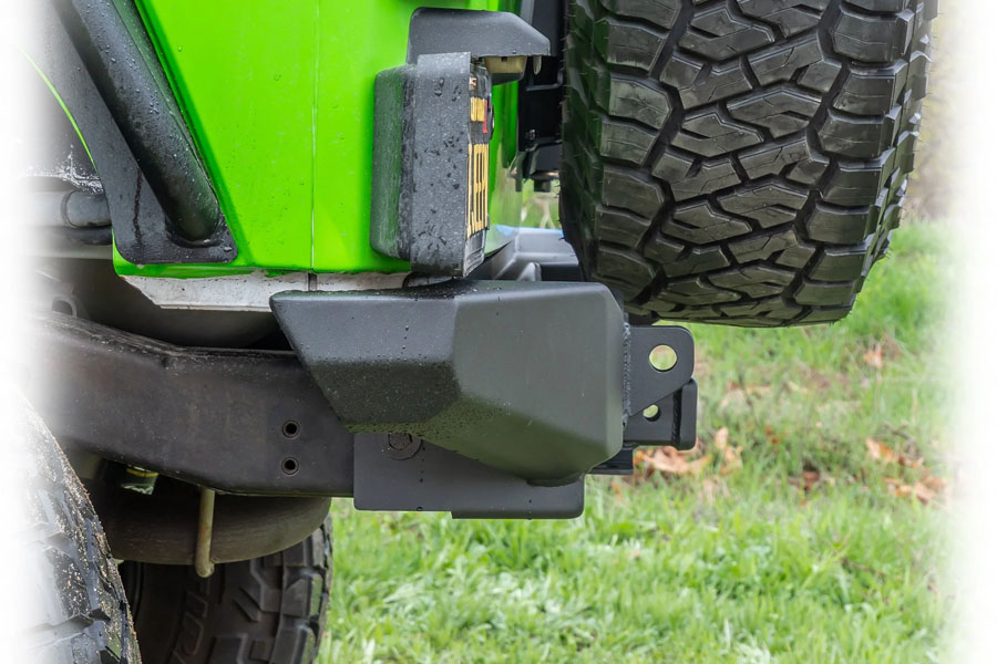 Turn Offroad Rear Bumper w/ Hitch Receiver - JK