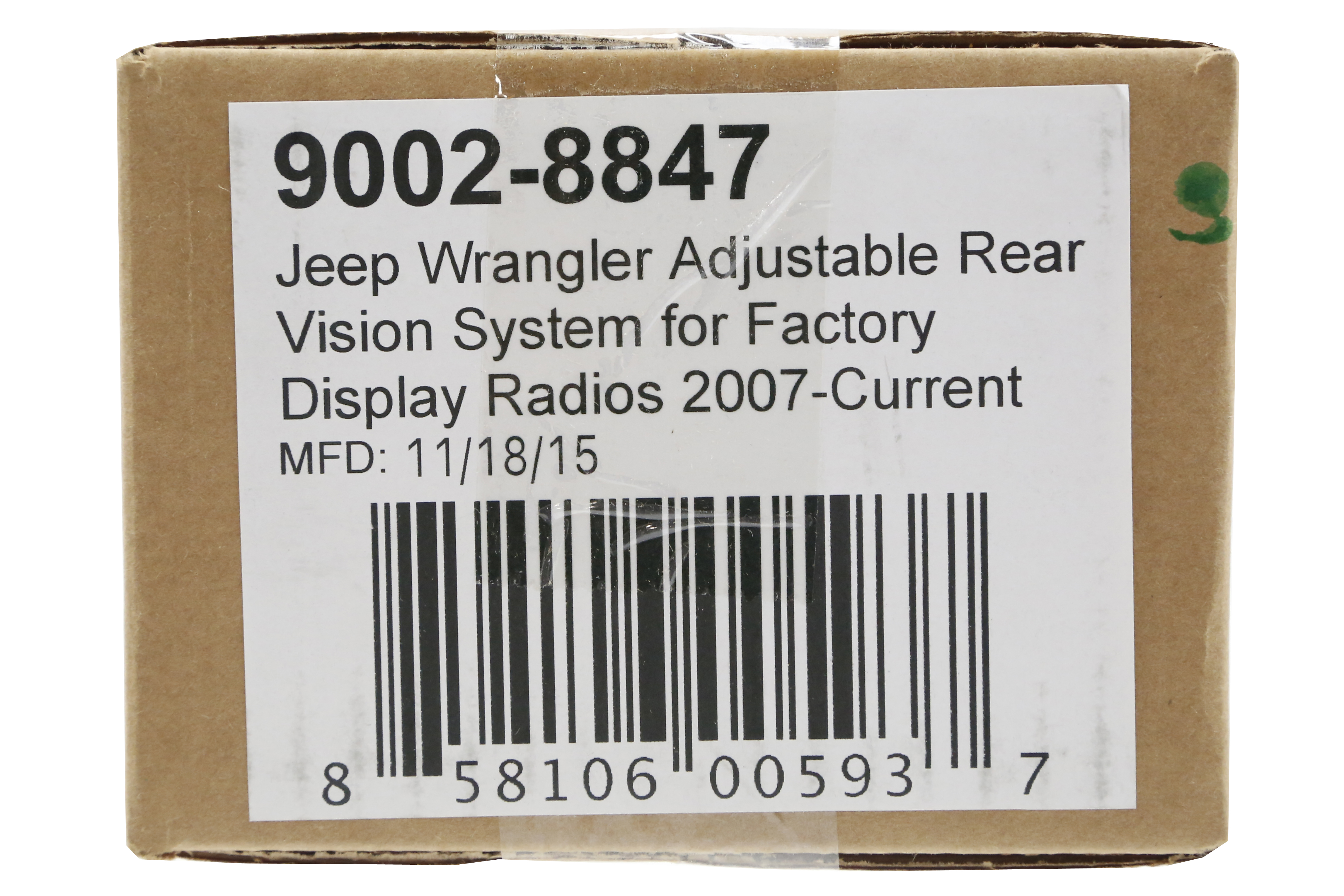 BrandMotion Adjustable Rear Vision System - JK