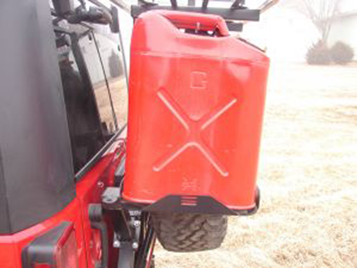 Rock Hard 4x4 Bumper Tank Mount Rear Left - JK/TJ/LJ/YJ/CJ