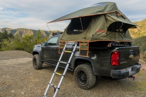 Roam Vagabond Lite Rooftop Tent - Forest Green/Orange