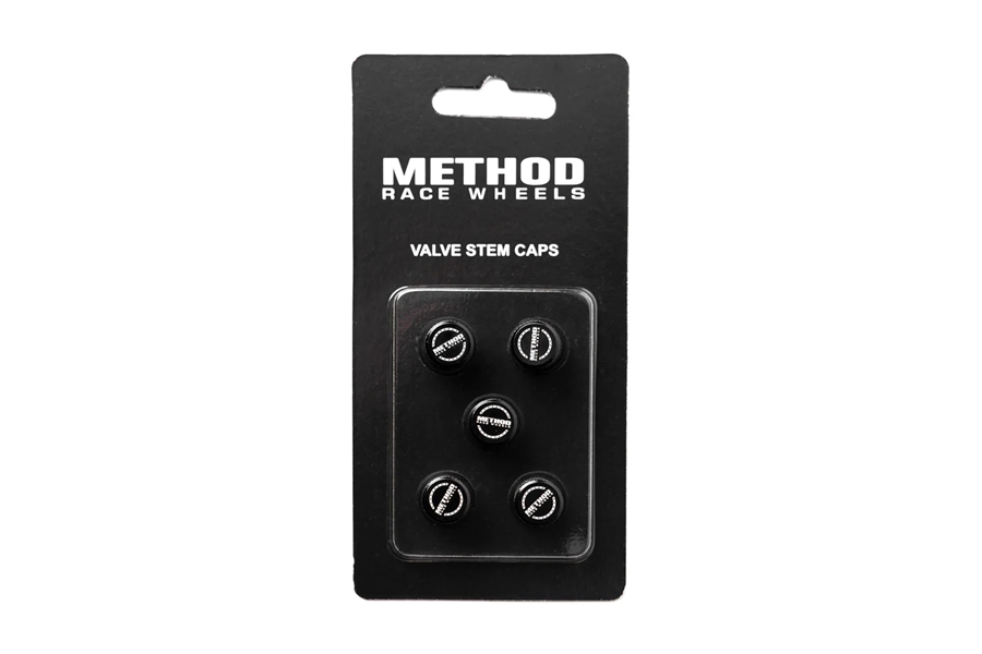 Method Race Wheels Valve Stem Caps, 5pcs - Black