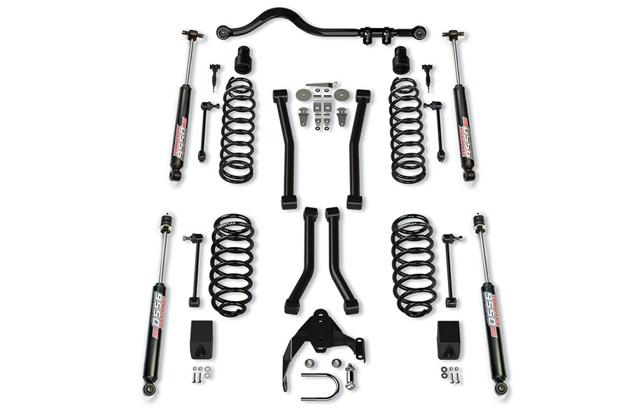 Teraflex 3in Suspension System w/ 4 Sport Control Arms & 9550 VSS Twin-Tube Shocks ( Part Number: 1256223)