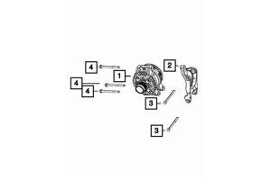 Mopar 180 Amp Alternator - JL 2.0L and ESS System