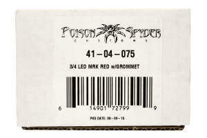 Poison Spyder Marker Light Red