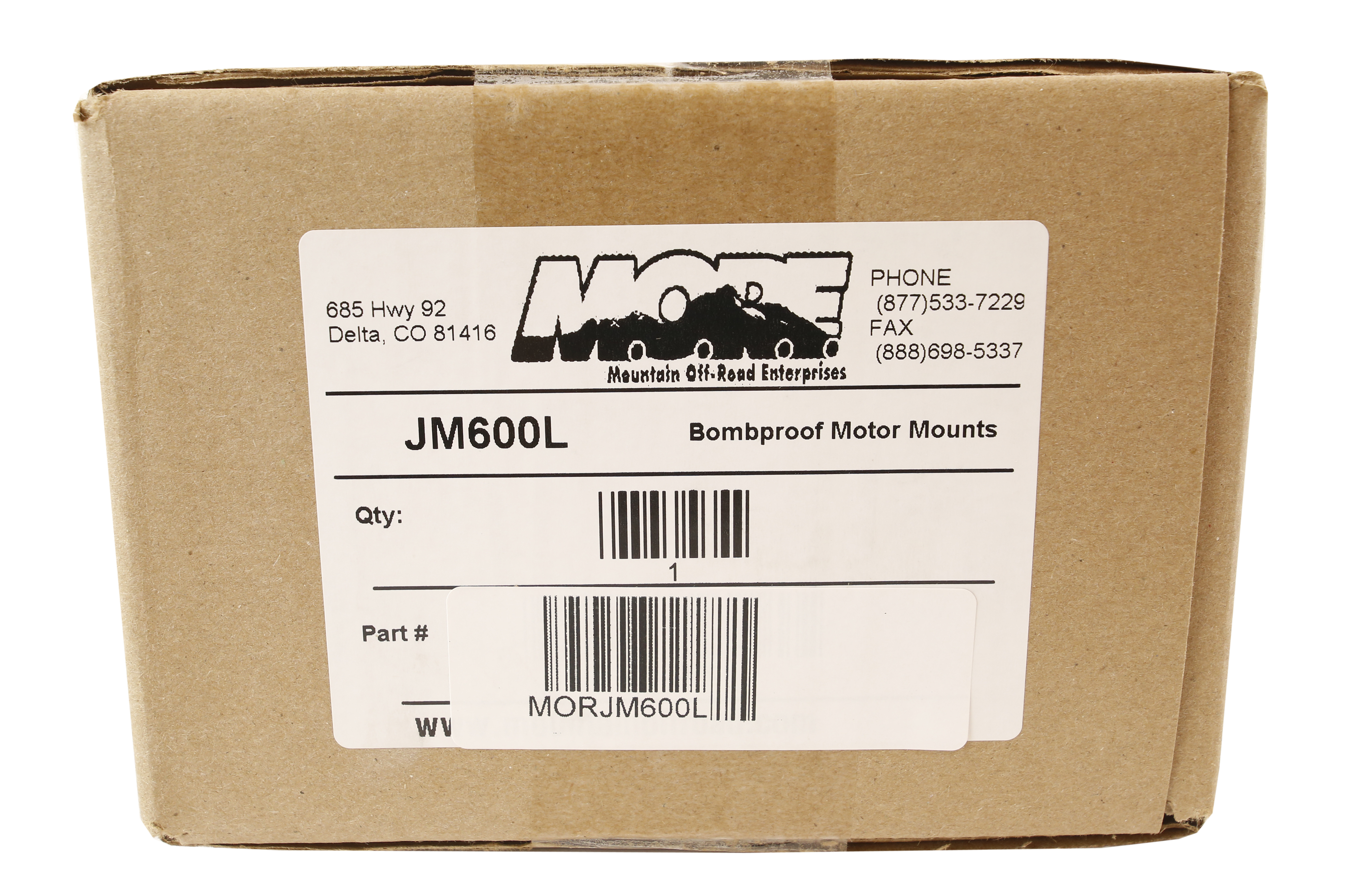 M.O.R.E. Bomb Proof Motor Mount Kit 1in Lift - LJ/TJ/YJ
