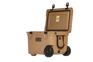 Roam Rolling Rugged Cooler, 50qt - Desert Tan