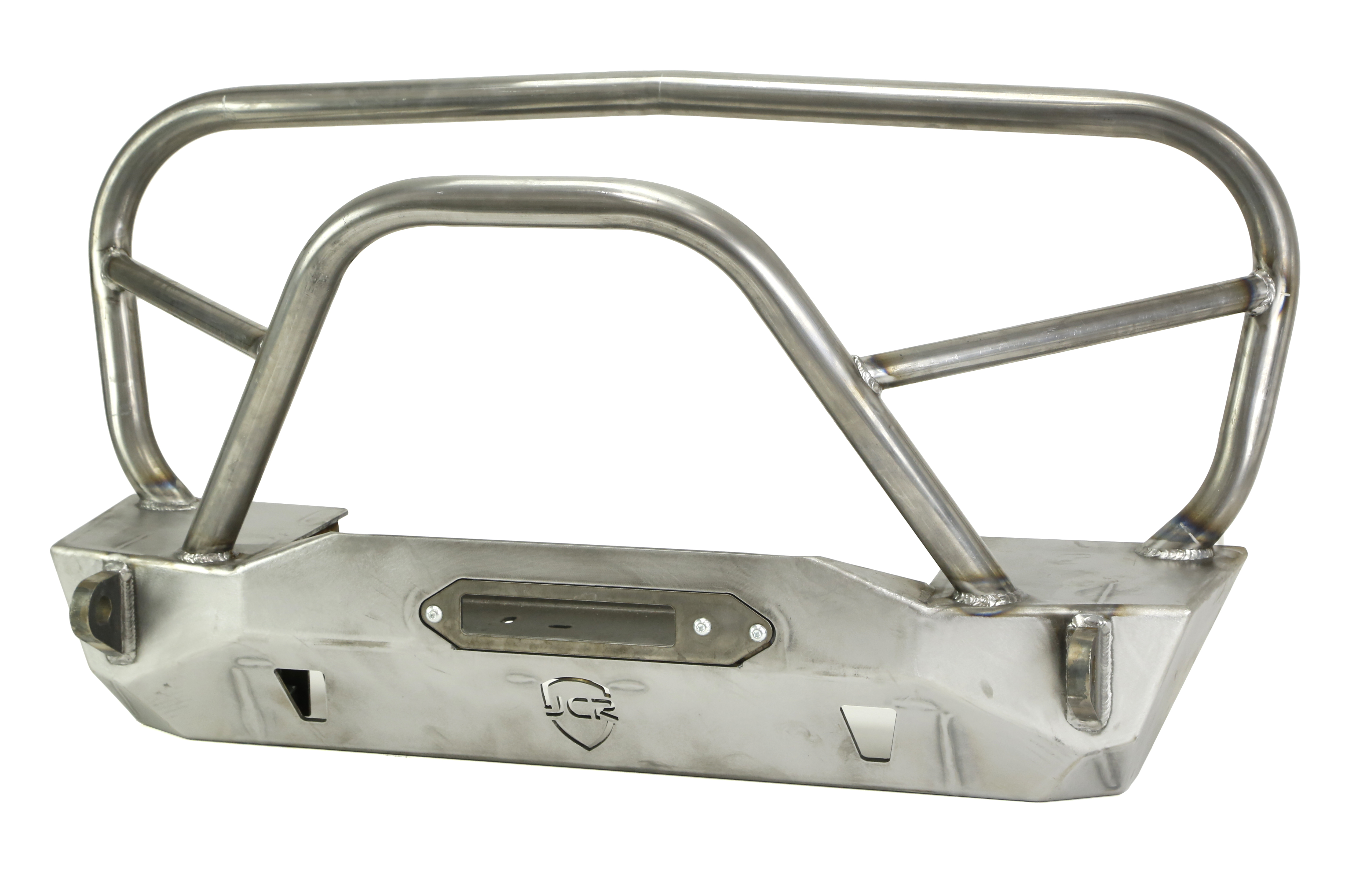 JCR Offroad Deluxe Mauler Stubby Front Winch Bumper Bare