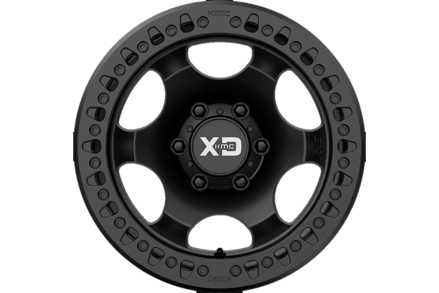 XD Series Wheels XD232 Satin Black Beadlock Wheel, 17X9 8X6.5  
