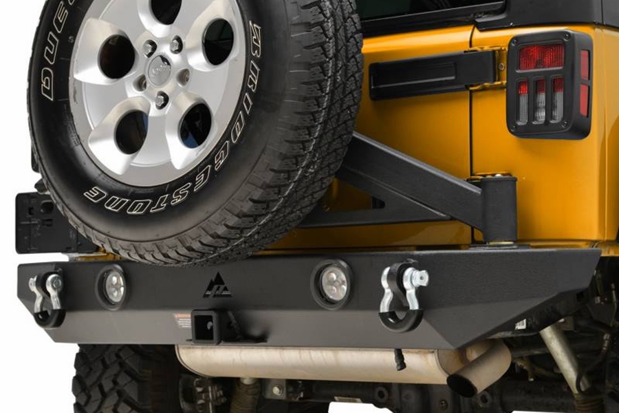 Paramount R5 Canyon Rear Bumper & Tire Carrier w/LED Lights  - JK